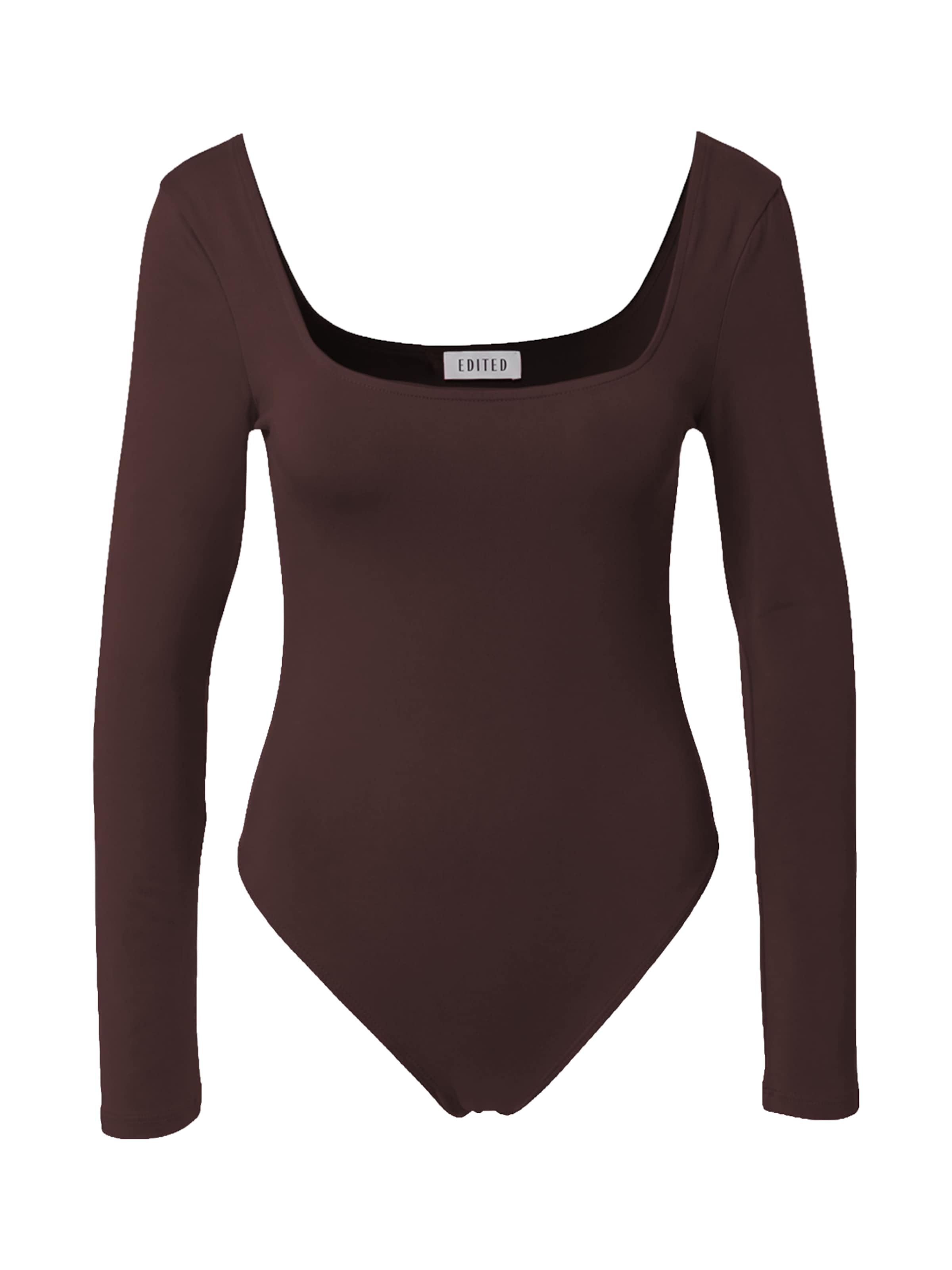 EDITED Shirt 'Yasna' in Braun: Vorderseite