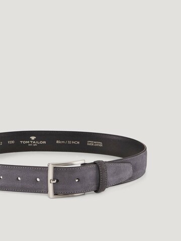 TOM TAILOR Belt 'Frank' in Grey