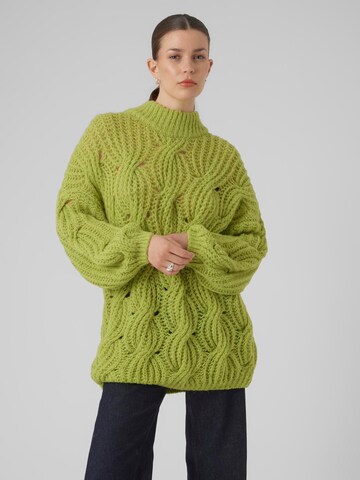 VERO MODA Pullover 'VMMADDY' in Grün: Vorderseite