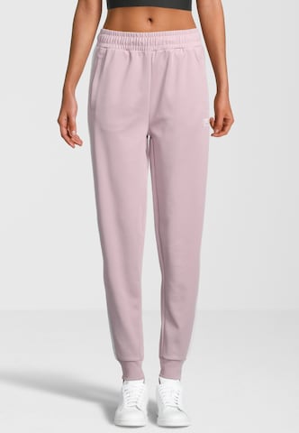 FILA Tapered Trousers in Pink: front