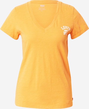 LEVI'S ® Majica 'Graphic Perfect Vneck' | rumena barva: sprednja stran