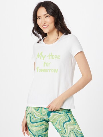 MORE & MORE - Camiseta en blanco: frente