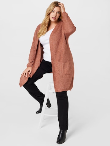 ABOUT YOU Curvy Strickjacke 'Sofia' in Pink