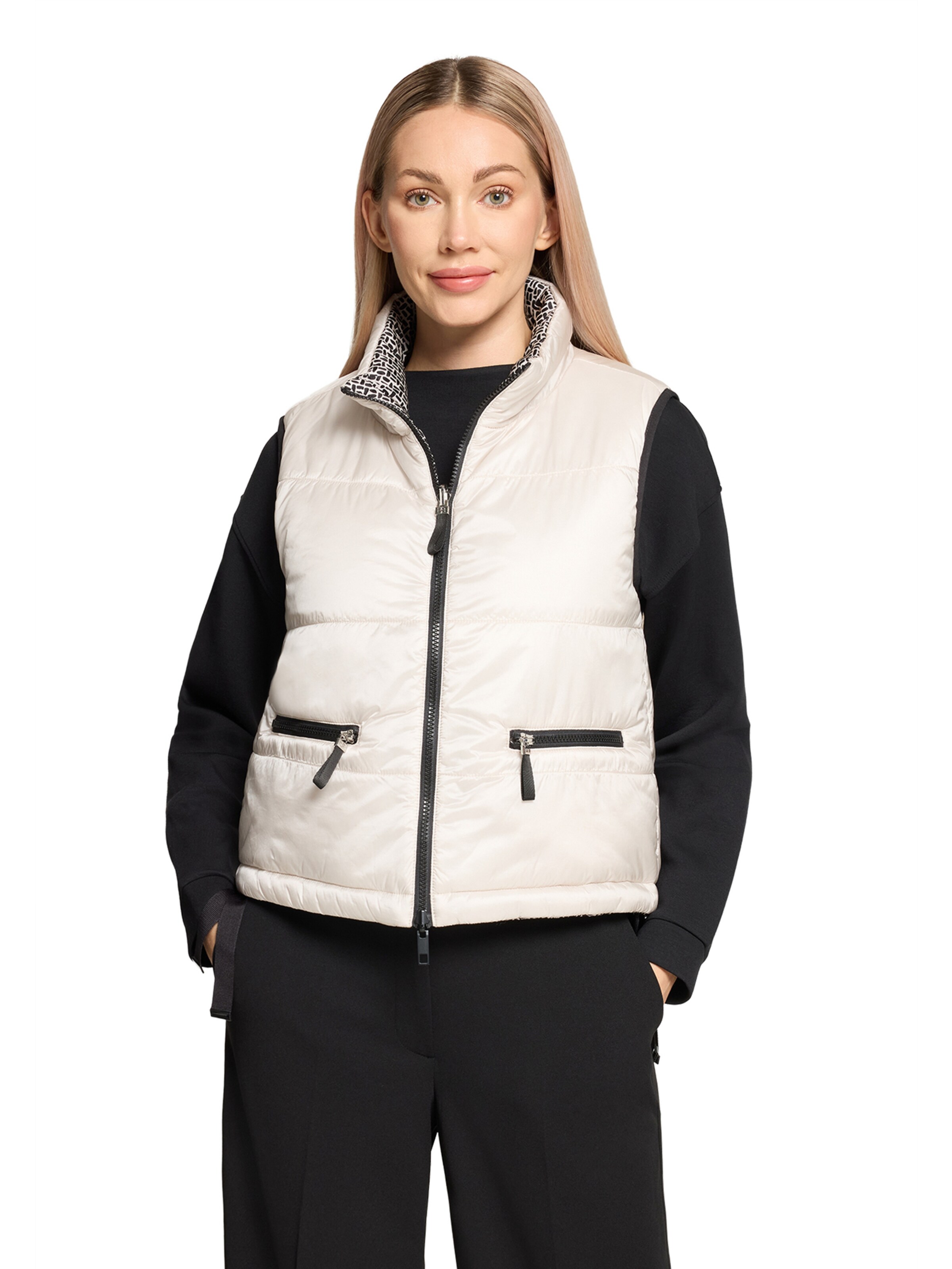 Gilet Betty Barclay en beige : devant