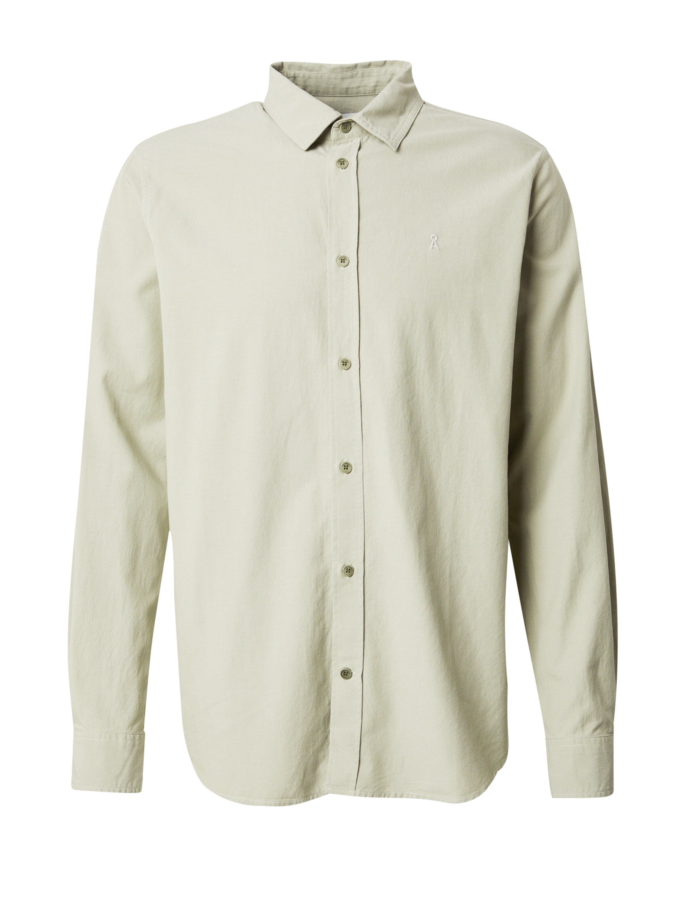 ARMEDANGELS Comfort fit Srajca | zelena barva: sprednja stran