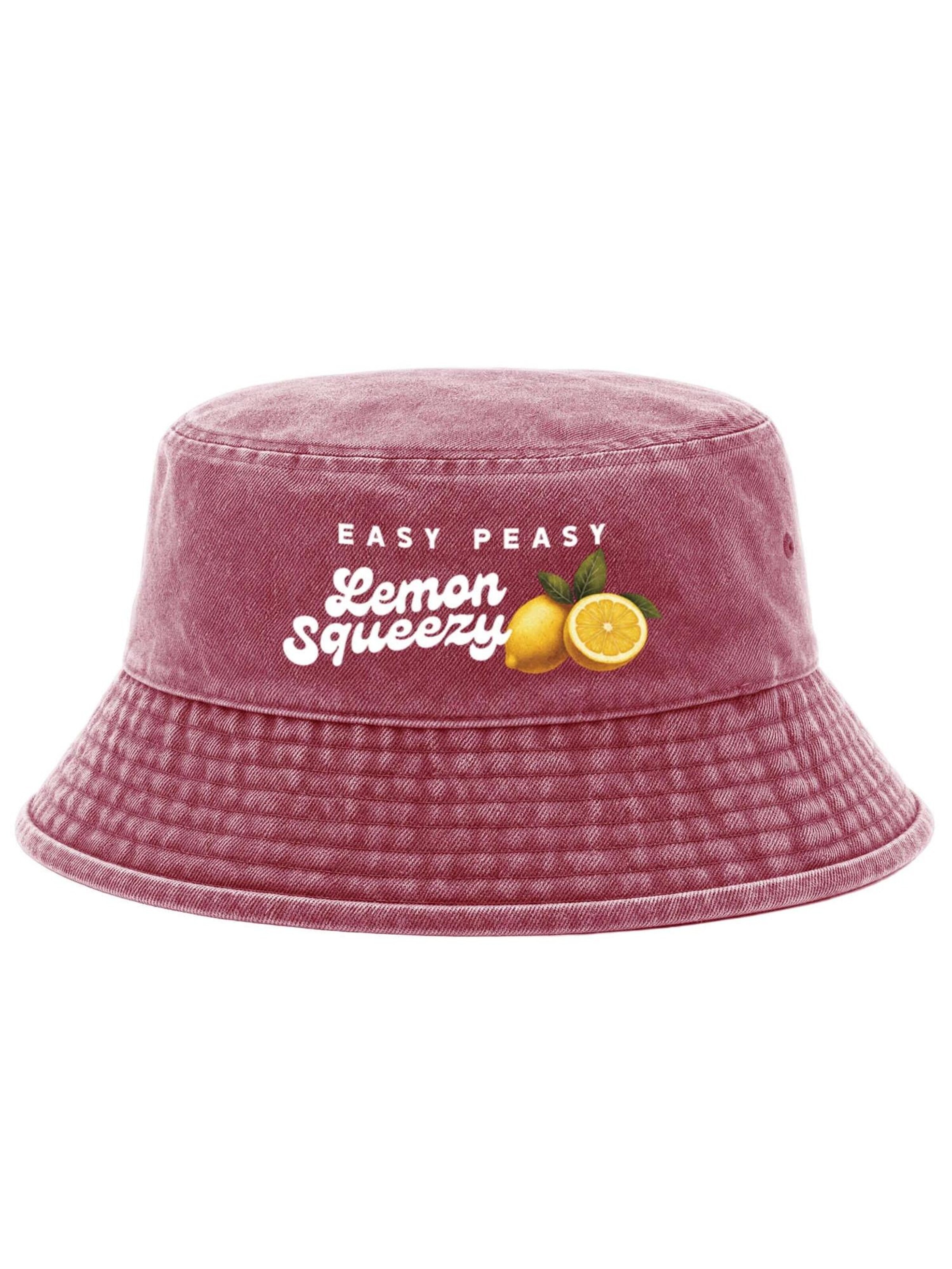 Neverless Hat 'Lemon Squeezy' in Red: front
