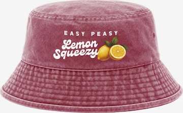 Neverless Hat 'Lemon Squeezy' in Red: front