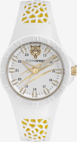 Plein Sport Analog watch ' THUNDERSTORM ' in White: front