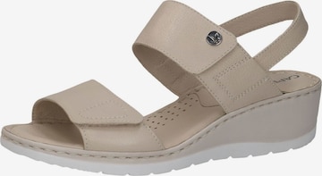 CAPRICE Sandale in Weiß: Vorderseite