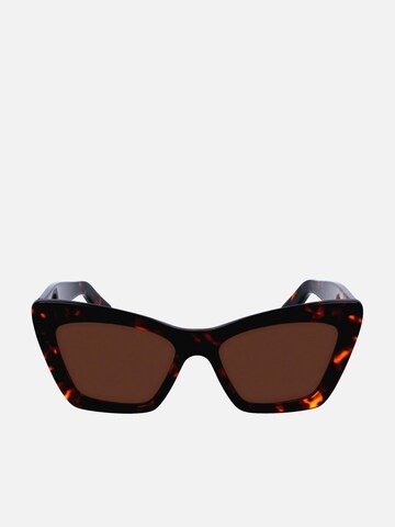 FERRAGAMO Sonnenbrille‌‌‌‌‌‌‌‌ in Braun