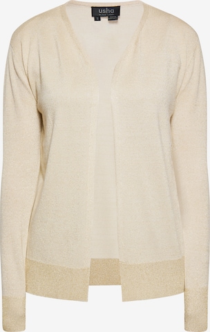 usha BLACK LABEL Strickjacke in Beige: predná strana