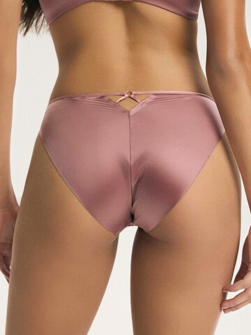 Panty 'Slip Cindarella, feine Stickerei, florales Muster, glatte Microfaser' di ESOTIQ in rosa