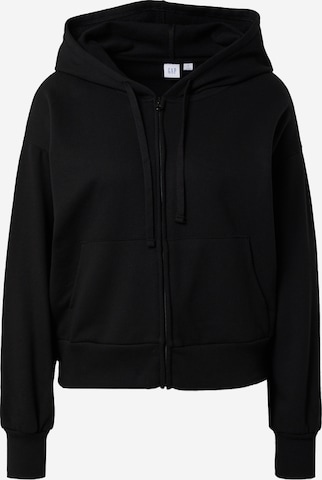 Veste de survêtement GAP en noir : devant