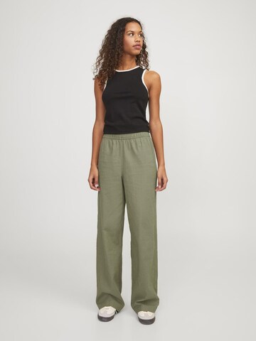 JJXX Wide leg Broek 'POPPY' in Groen