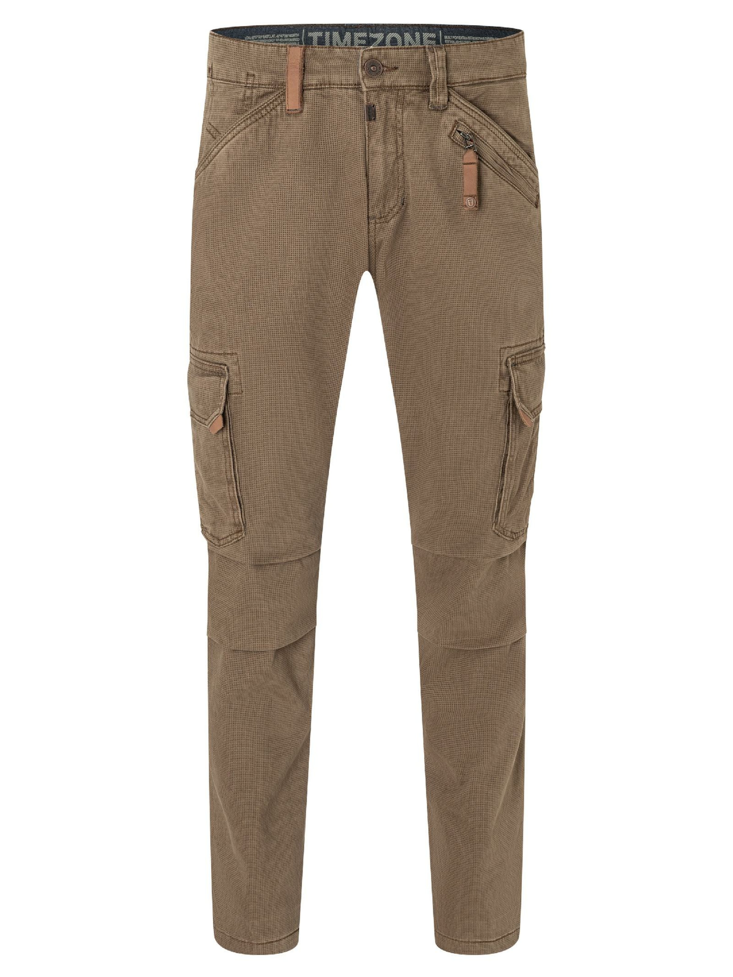 TIMEZONE Hose 'Ben' in Braun: Vorderseite