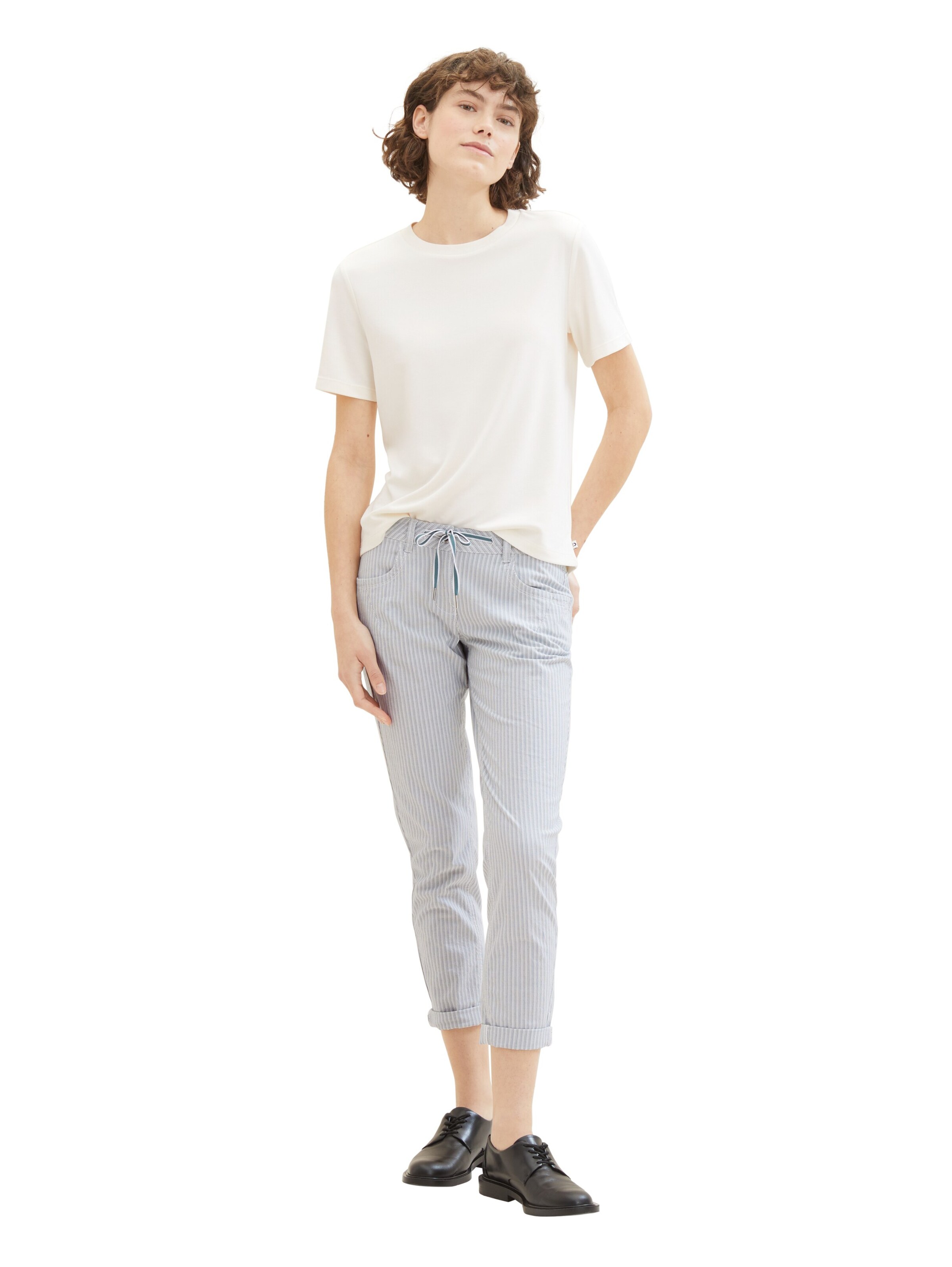 TOM TAILOR Slimfit Nadrág - zöld