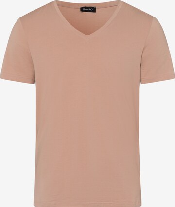Hanro V-Shirt 'Cotton Superior' in Orange: predná strana
