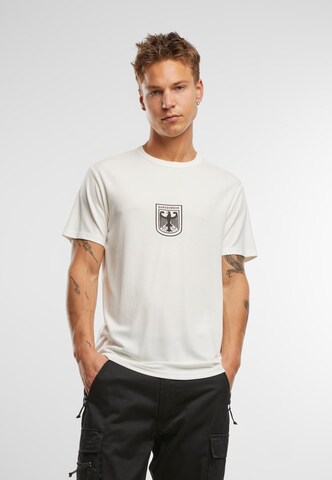 Brandit Shirt ' ' in Wit: voorkant