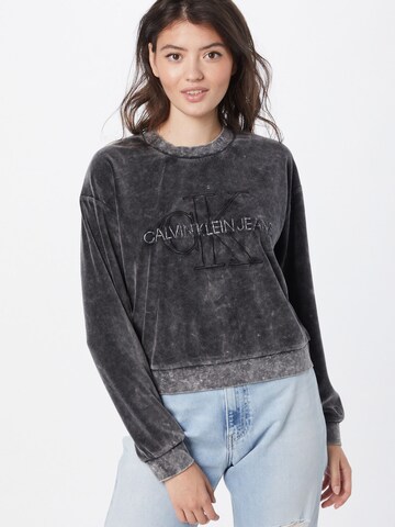 Calvin Klein Jeans Sweatshirt in Schwarz