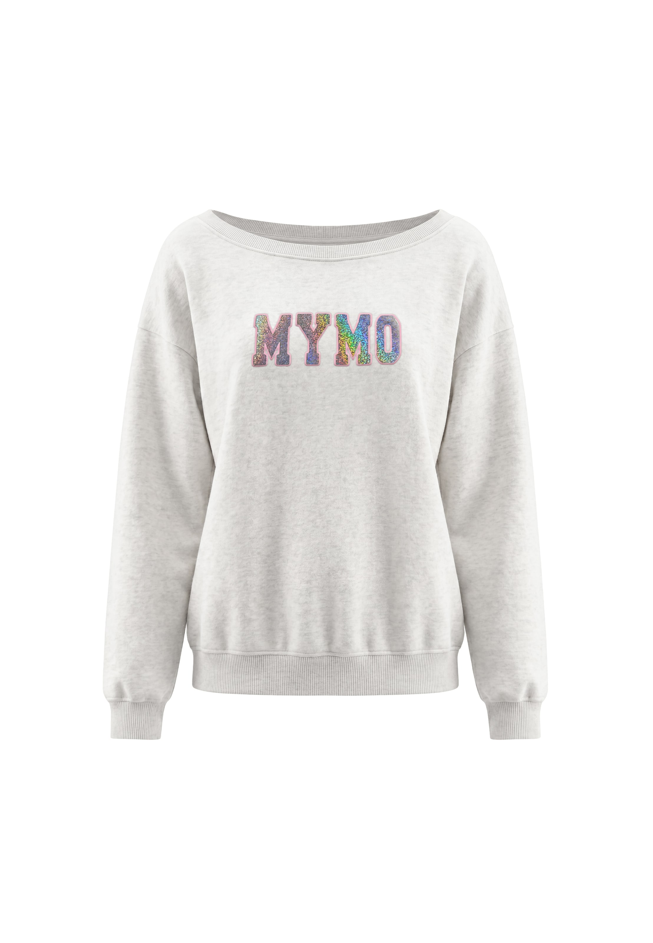 MYMO - Sudadera en blanco: frente