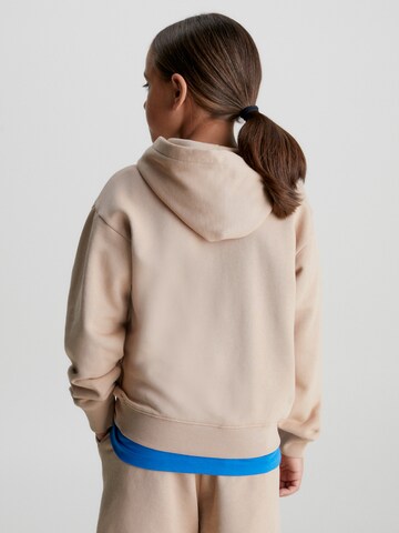 Sweat Calvin Klein Jeans en beige