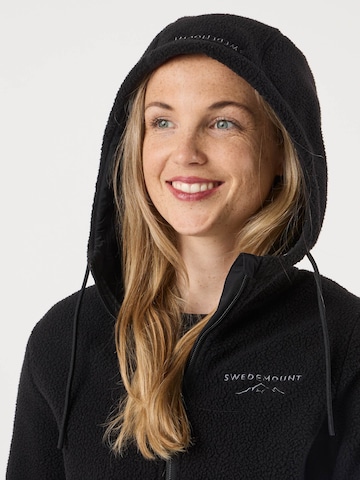 SWEDEMOUNT Fleece jas 'Nordkap' in Zwart
