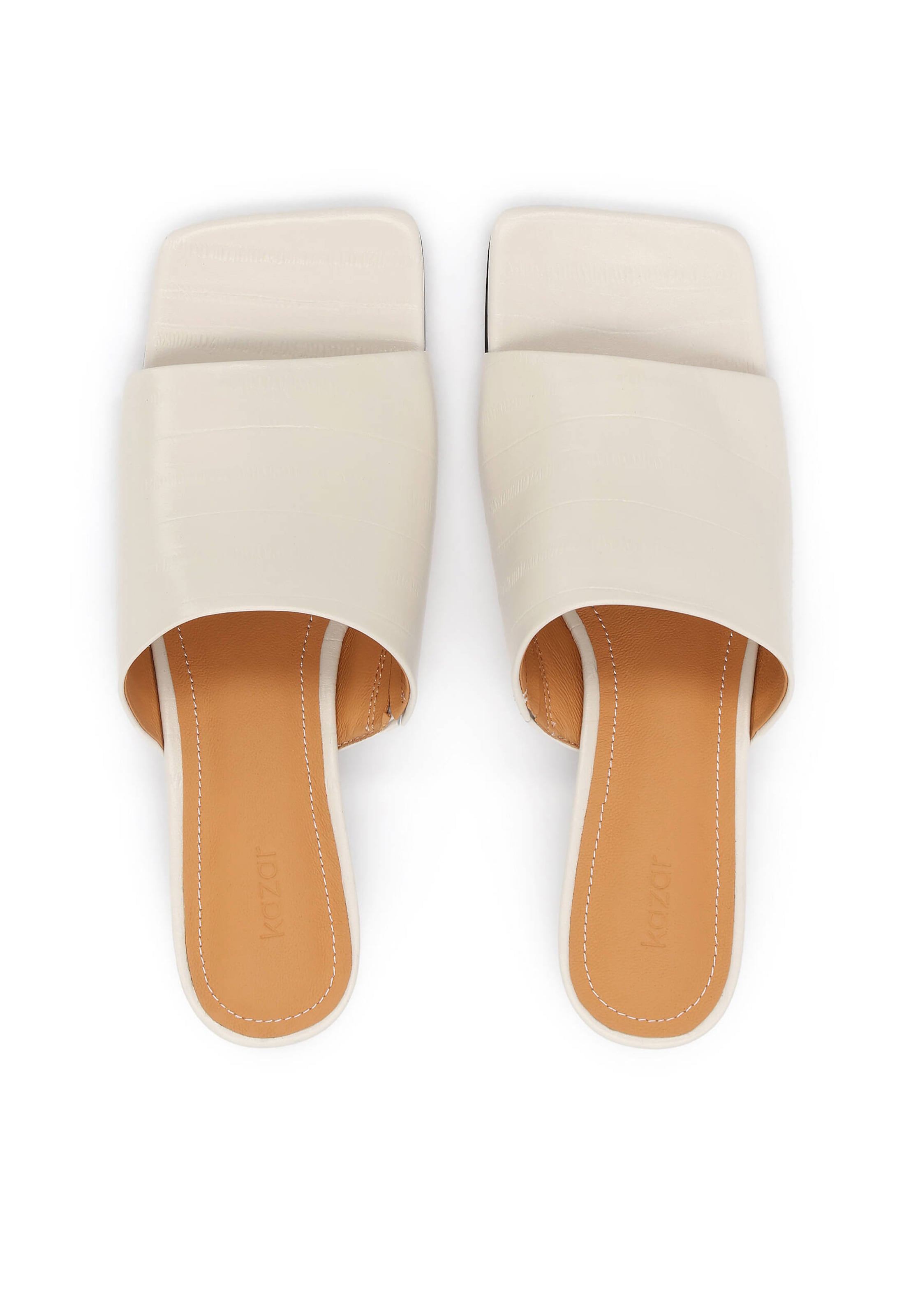 Mule Kazar en blanc