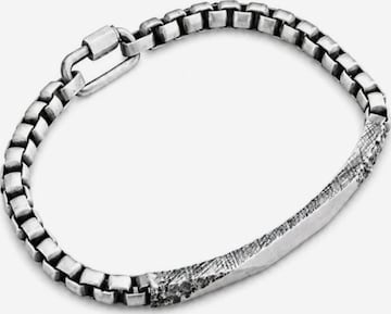 Bracelet 'FORGED' REYTEL en argent : devant