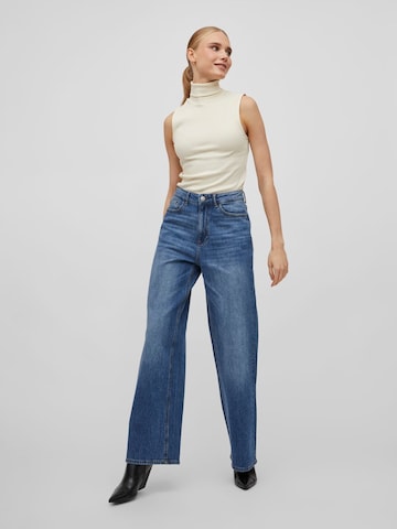 VILA Wide leg Jeans i blå