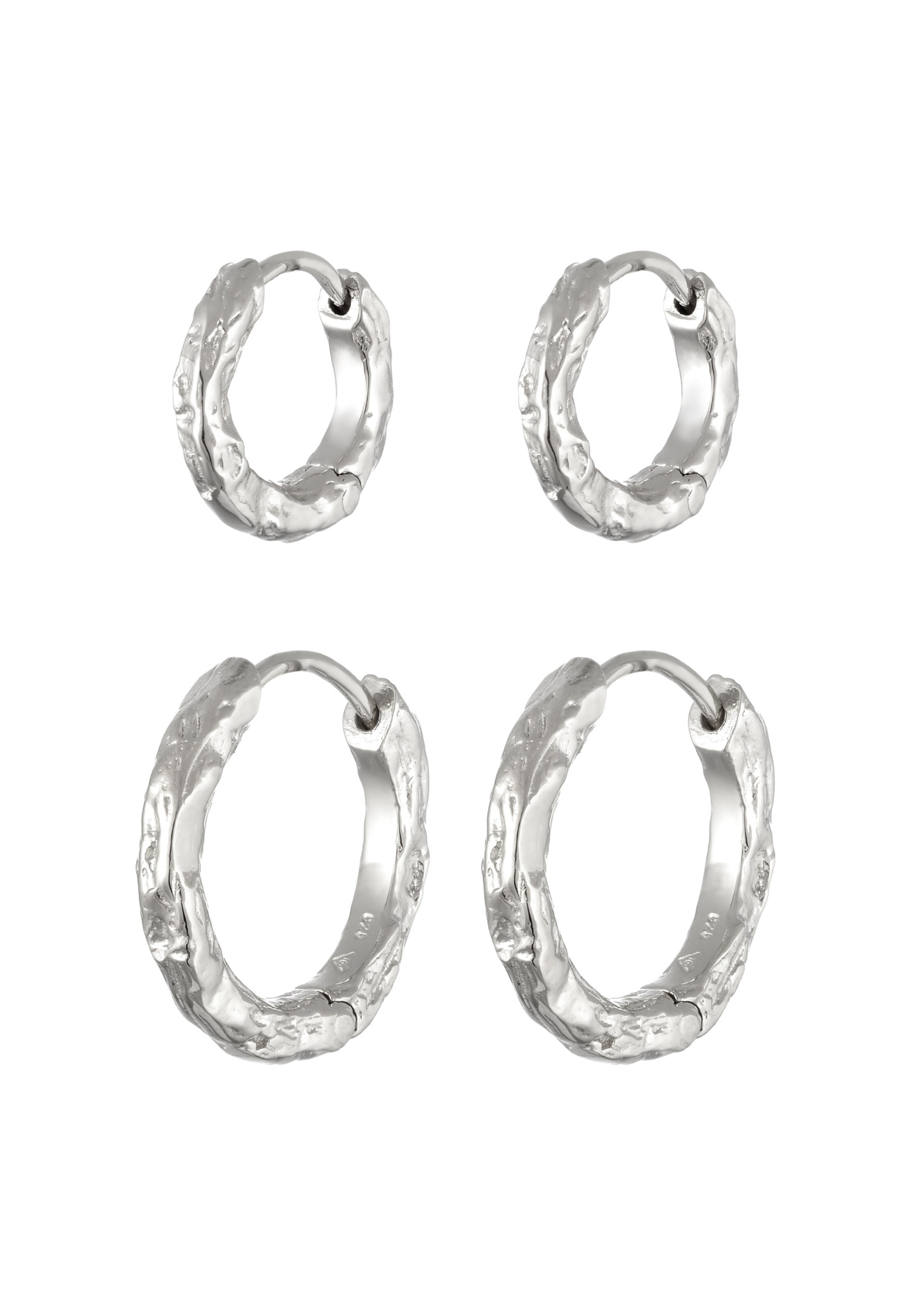 ELLI Sieraden set 'basic' in Zilver: voorkant