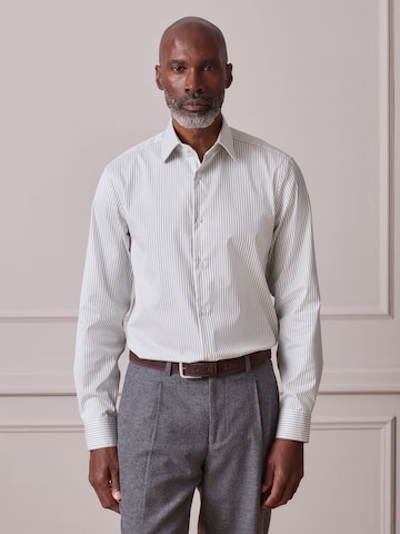 Next Slim fit Srajca | siva barva: sprednja stran