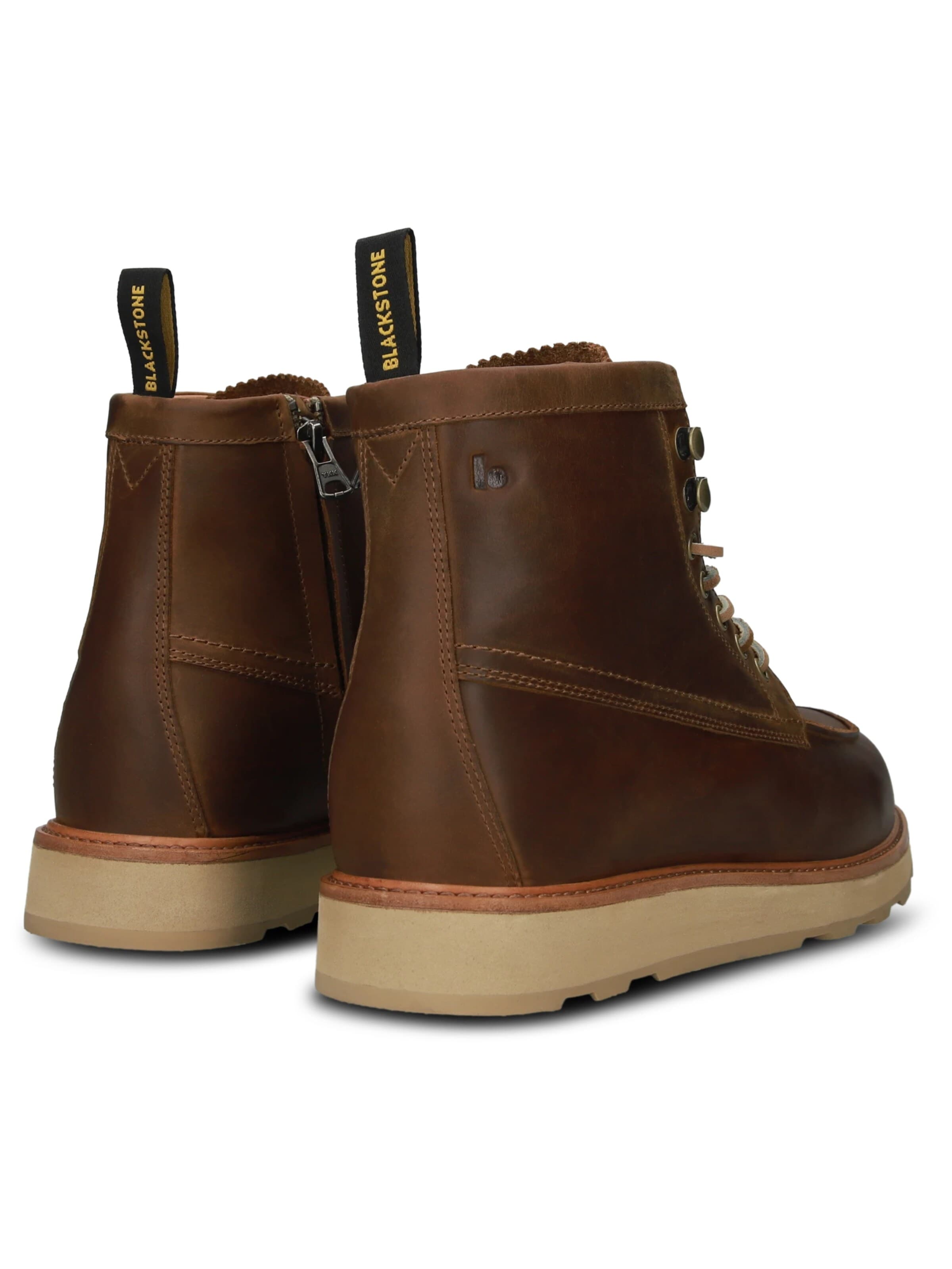 Boots stringati 'PERIDO ASHER HIGH' di BLACKSTONE in marrone