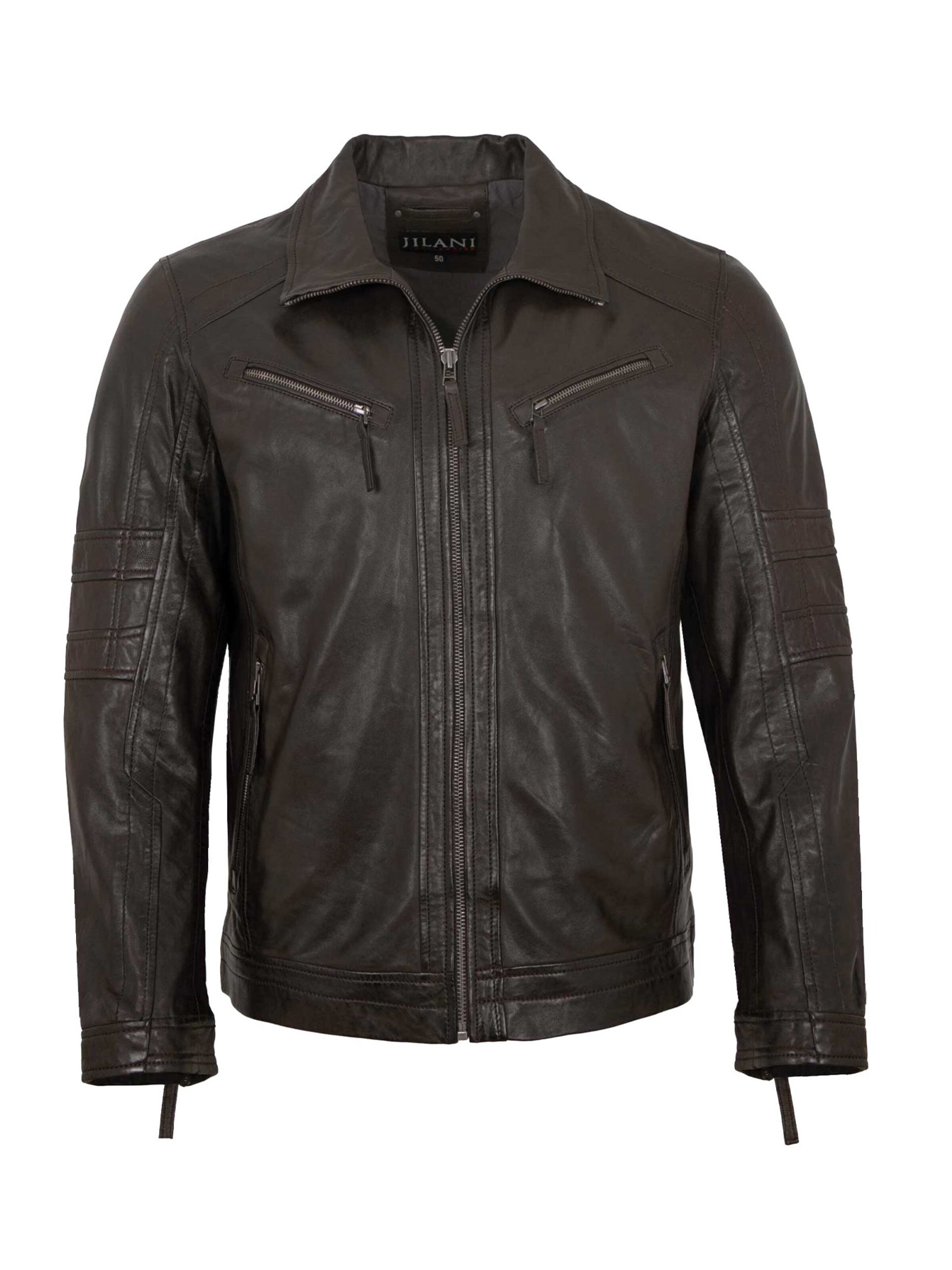 Jilani Between-Season Jacket 'Ranger' in Brown: front