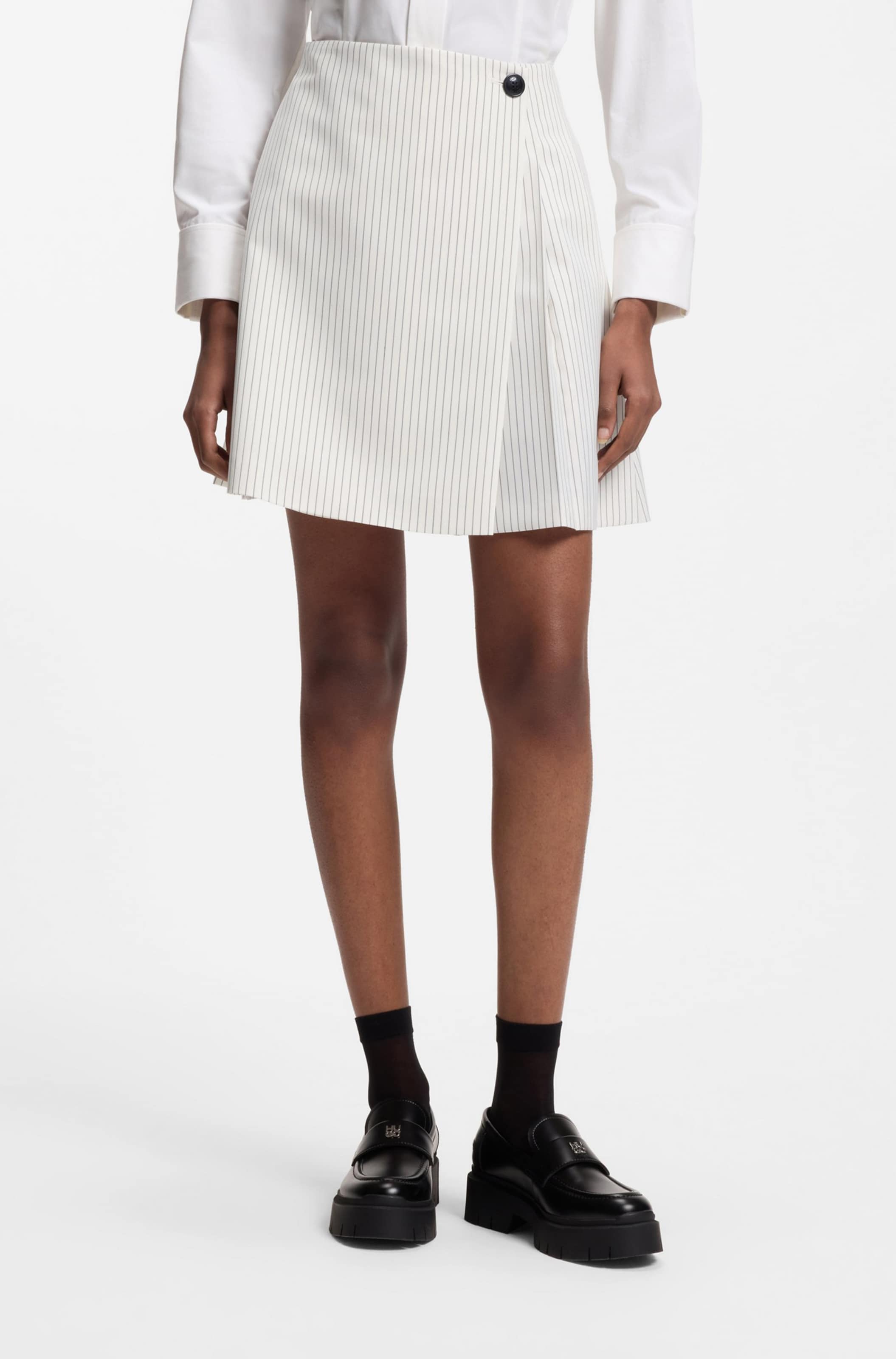 HUGO Skirt 'Riberi' in Beige: front