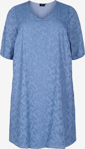 Robe 'Mamy' Zizzi en bleu : devant