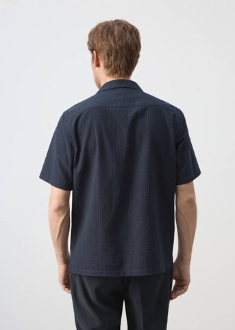 MANGO MAN Regular Fit Hemd 'Muzza' in Blau