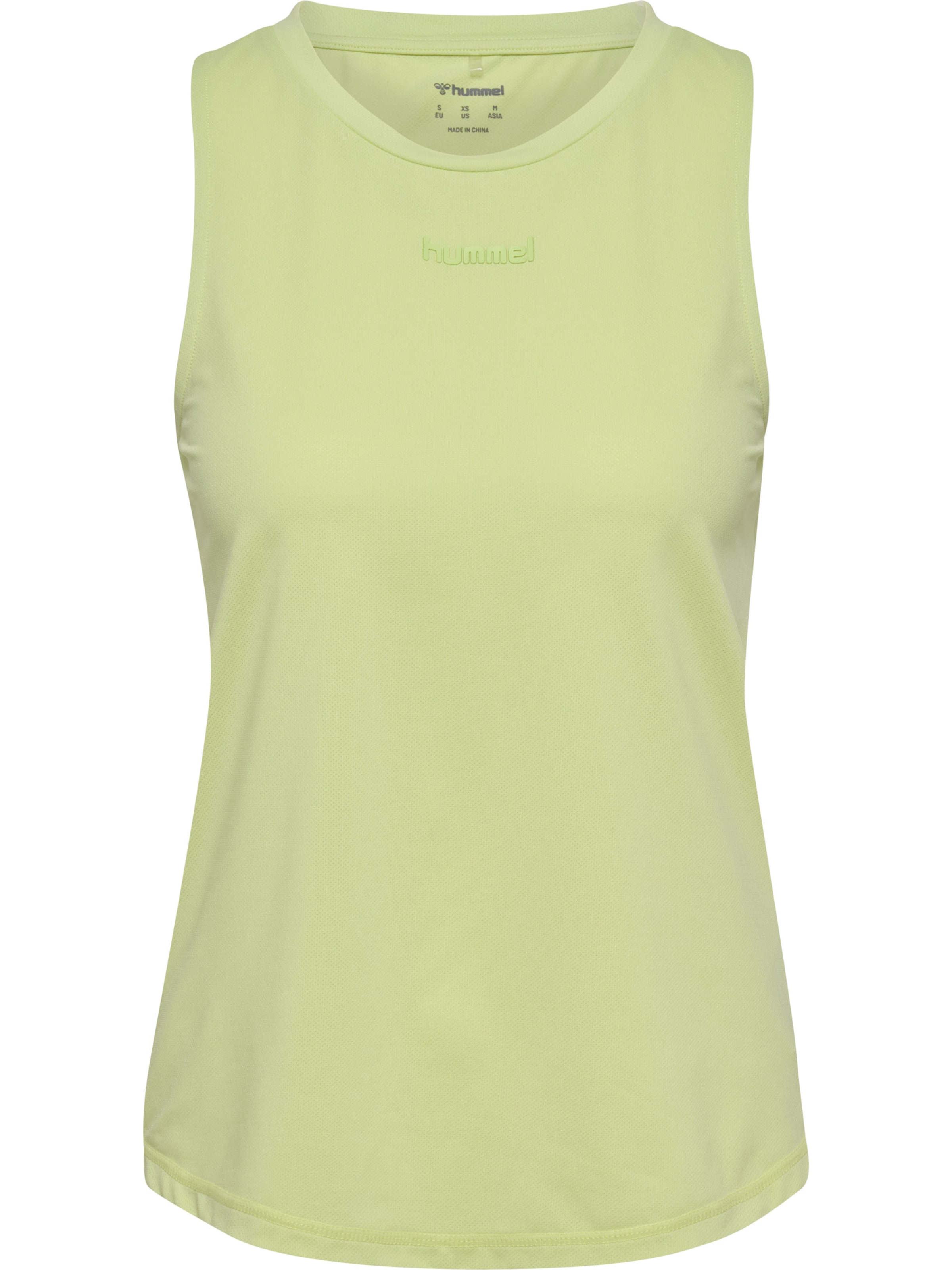 Hummel Sporttop in Groen: voorkant