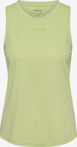 Haut de sport Hummel en vert : devant