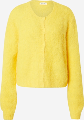 Cardigan 'NIBY' AMERICAN VINTAGE en jaune : devant