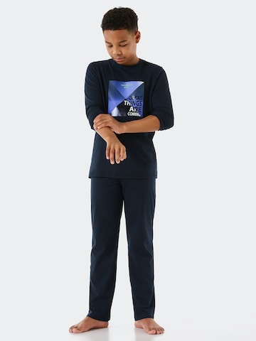 SCHIESSER Pajamas in Blue