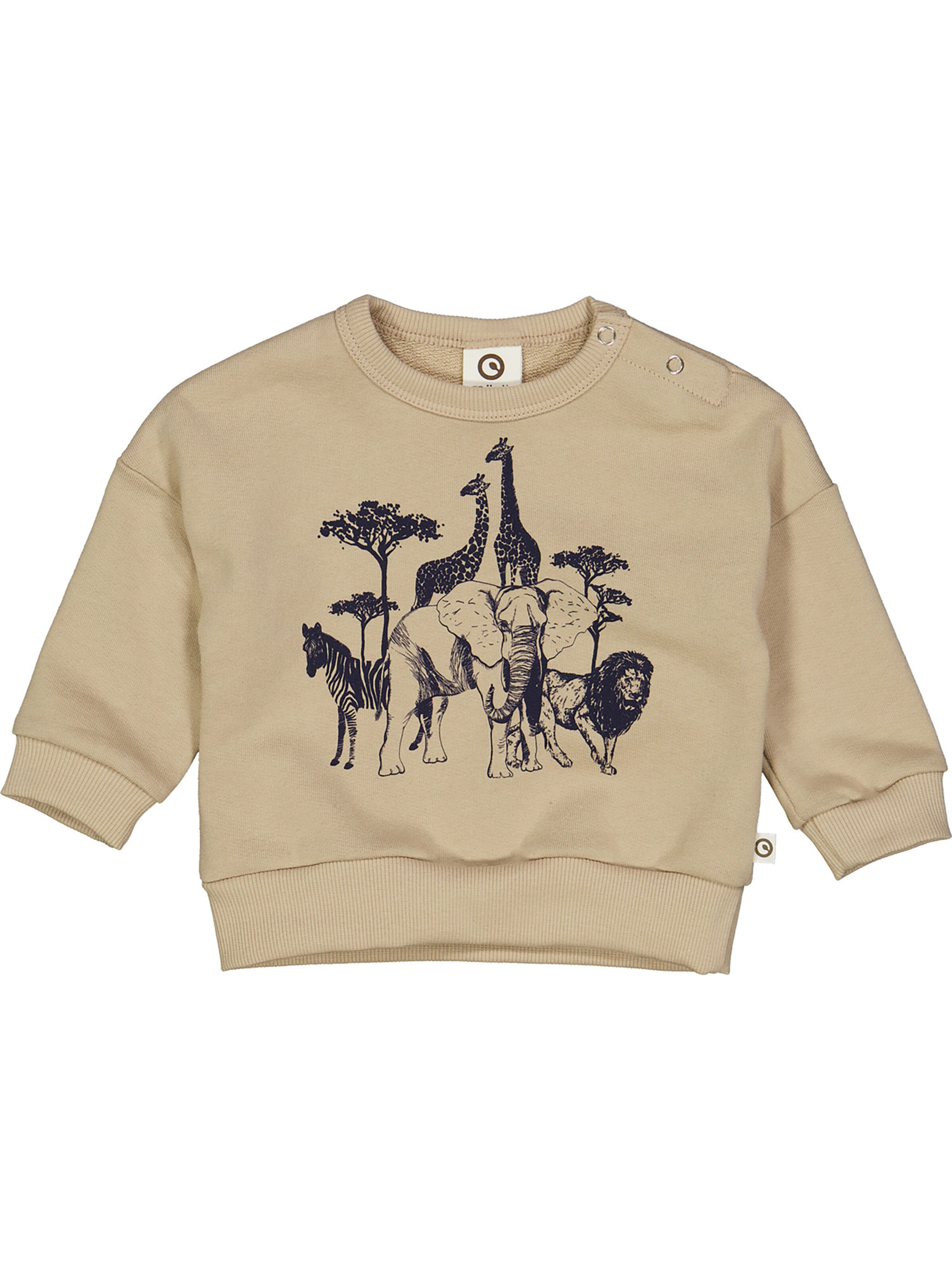 Müsli by GREEN COTTON - Sweatshirt em bege: frente