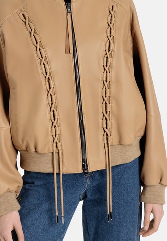 Werner Christ Lederjacke 'Bailey' in Beige