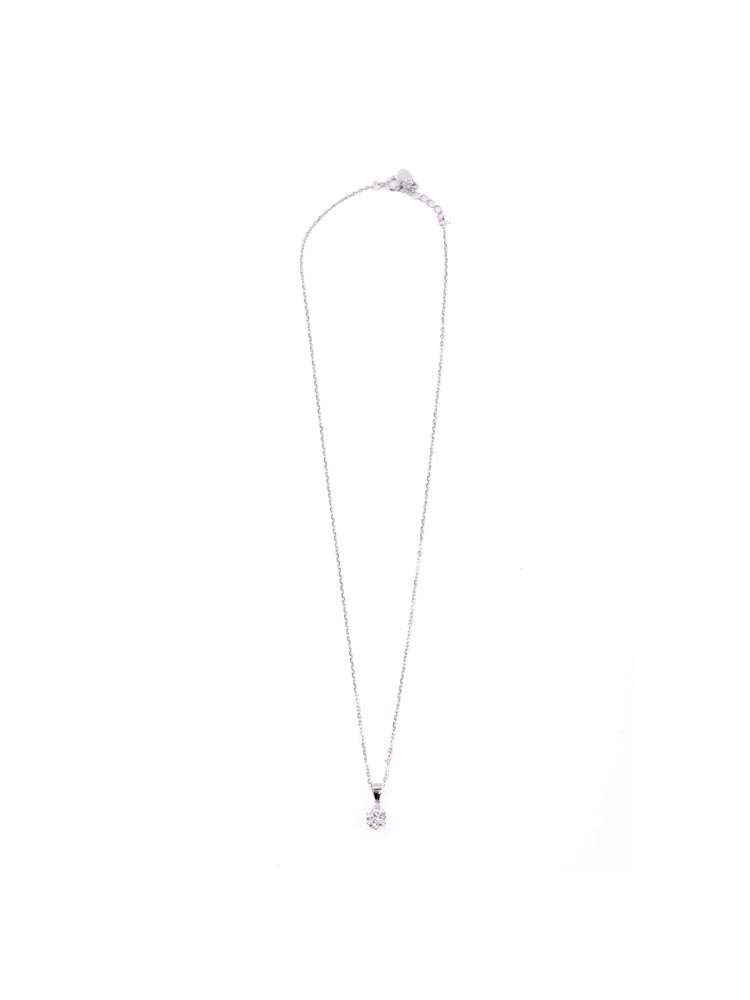 Luxenter Halsband 'Yedia' i silver: framsida