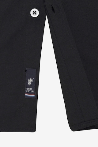 DENIM CULTURE Regular fit Button Up Shirt ' KENT ' in Black