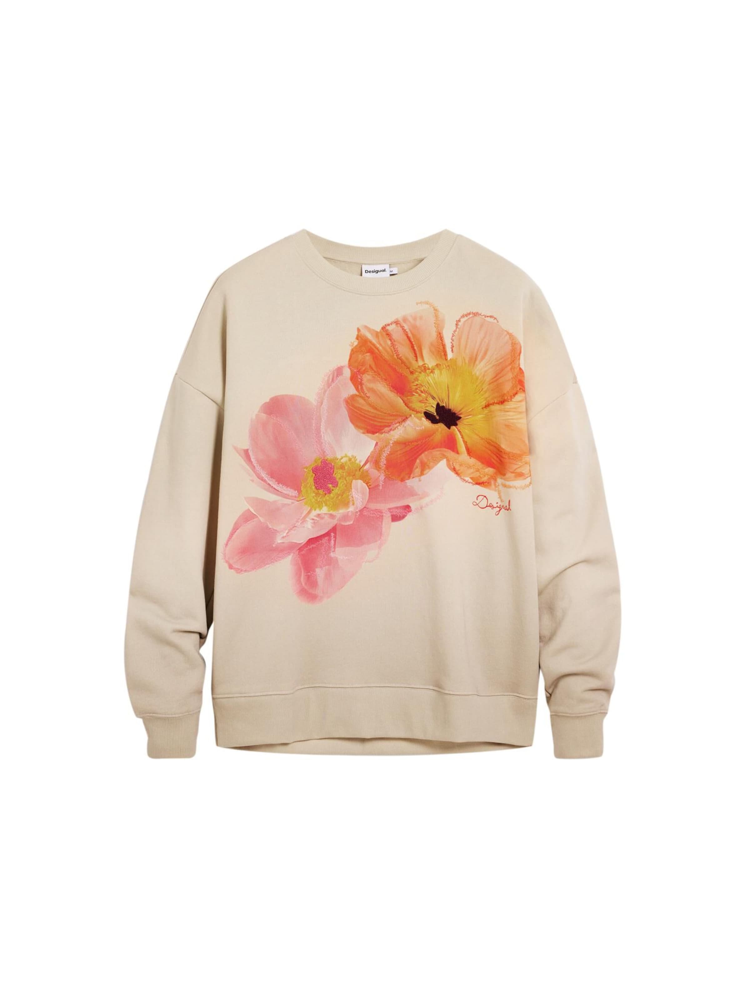 Desigual Tréning póló - bézs: elől