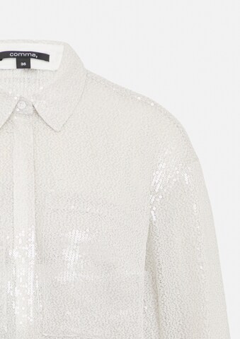 COMMA Bluse in Weiß