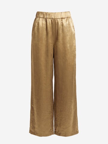 Honnête Atelier Wide leg Broek 'Nina trousers' in Goud