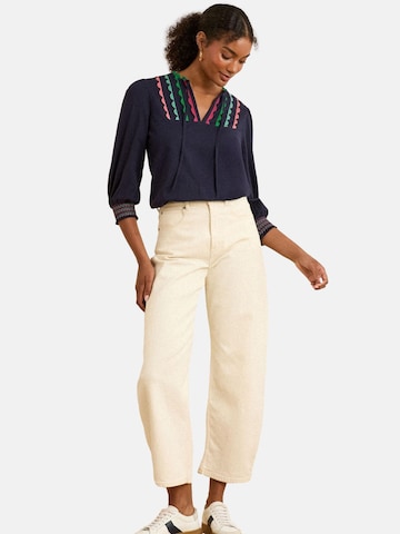 love & roses T-shirt i blå: framsida