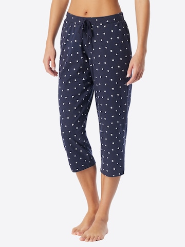 Pantalon de pyjama ' Mix Relax ' SCHIESSER en bleu : devant