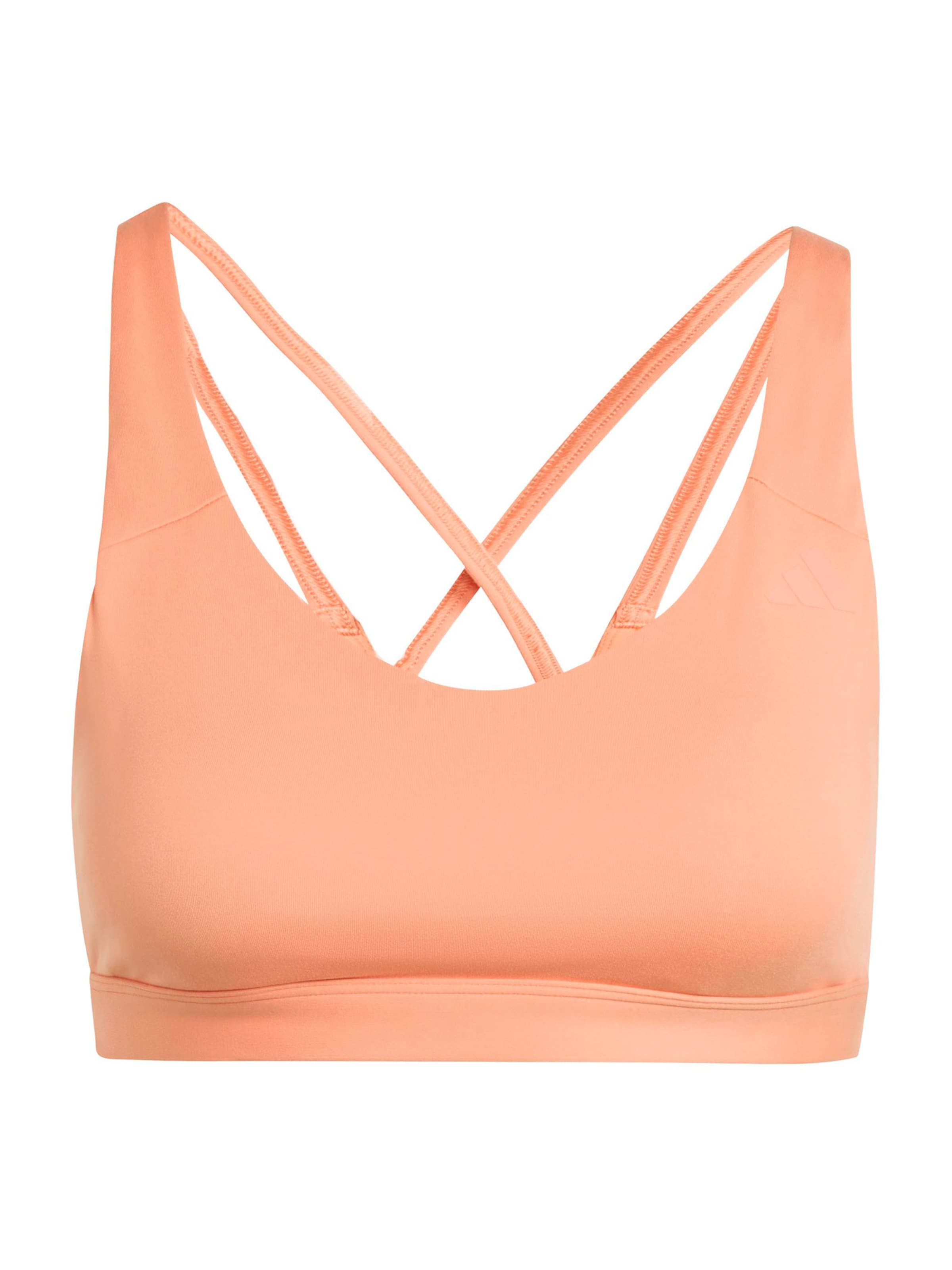 Bustieră Sutien sport 'ALL ME ESS' de la ADIDAS PERFORMANCE pe portocaliu: față